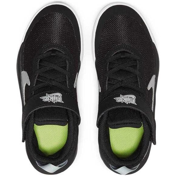 NWT NIKE unisex GS Great School Trainers Shoes,Black/White/Metallic Silver-4.5 - Picture 5 of 6